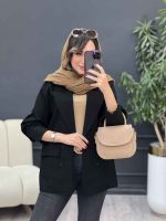 مانتو کتی چهار دکمه آوینا کد 5342 - تصویر 7