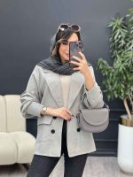 مانتو کتی چهار دکمه آوینا کد 5342 - تصویر 2