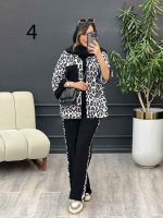 ست مانتو و شلوار تک جیب طرح دار کد 5343 - تصویر 6