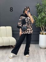 ست مانتو و شلوار تک جیب طرح دار کد 5343 - تصویر 23