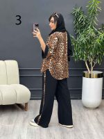 ست مانتو و شلوار تک جیب طرح دار کد 5343 - تصویر 28