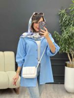 مانتو دو جیب رونا کد 5348 - تصویر 15