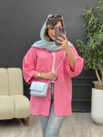مانتو دو جیب رونا کد 5348 - تصویر 9