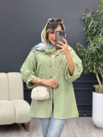 مانتو دو جیب رونا کد 5348 - تصویر 10