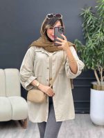 مانتو دو جیب رونا کد 5348 - تصویر 7