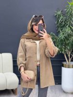 مانتو دو جیب رونا کد 5348 - تصویر 6