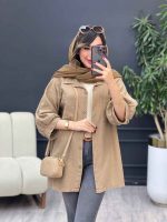 مانتو دو جیب رونا کد 5348 - تصویر 18