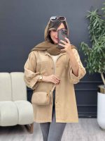 مانتو دو جیب رونا کد 5348 - تصویر 17
