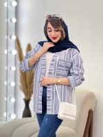 مانتو تک جیب سپینود کد 5358 - تصویر 13