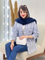 مانتو تک جیب سپینود کد 5358 - تصویر 7