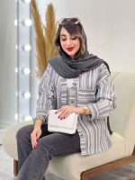 مانتو تک جیب سپینود کد 5358 - تصویر 10