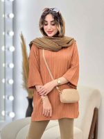 مانتو جلو بسته راحیل کد 5355 - تصویر 22