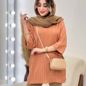 مانتو جلو بسته راحیل کد 5355