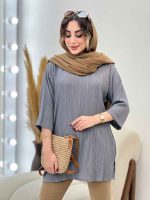 مانتو جلو بسته راحیل کد 5355 - تصویر 21