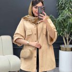 مانتو پانچ جیب پاکتی شیوا کد 5366