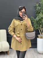 مانتو دو جیب پاکتی سایه کد 5368 - تصویر 2