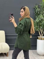 مانتو دو جیب پاکتی سایه کد 5368 - تصویر 4