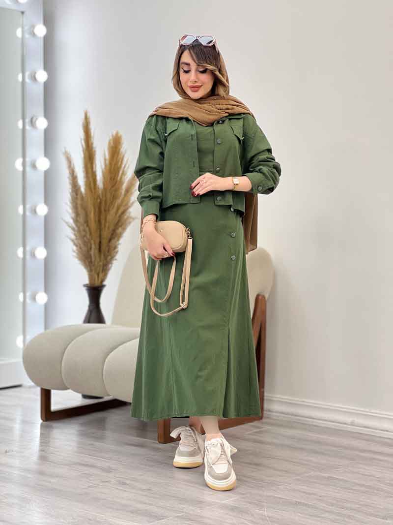 ست کت و سارافون جیب نما کد 5365 ست کت و سارافون جیب نما کد 5365