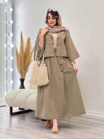 ست کت پانچ و دامن کد 5364 - تصویر 8