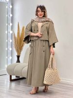 ست کت پانچ و دامن کد 5364 - تصویر 6