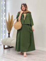 ست کت پانچ و دامن کد 5364 - تصویر 5