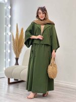 ست کت پانچ و دامن کد 5364