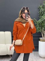 مانتو بغل سه دکمه میسا کد 5373 - تصویر 12