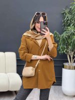 مانتو بغل سه دکمه میسا کد 5373 - تصویر 14