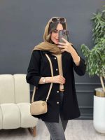 مانتو بغل سه دکمه میسا کد 5373 - تصویر 15