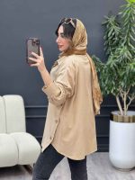 مانتو بغل سه دکمه میسا کد 5373 - تصویر 20