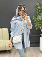 مانتو بغل سه دکمه میسا کد 5373 - تصویر 16