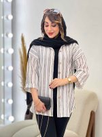 شومیز پایین هلال آیناز کد 5378 - تصویر 2