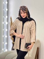 شومیز پایین هلال آیناز کد 5378 - تصویر 10