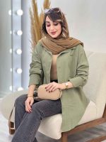 مانتو پشت دکمه ستایش کد 5367 - تصویر 3