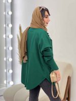 مانتو پشت دکمه ستایش کد 5367 - تصویر 6
