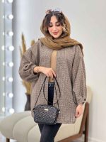 مانتو آستین پیله گیتا کد 5376 - تصویر 5