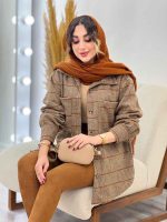 شکت چهارخونه دو جیب کد 5382 - تصویر 11