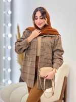 شکت چهارخونه دو جیب کد 5382 - تصویر 22