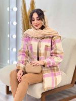 شکت چهارخونه دو جیب کد 5382 - تصویر 2