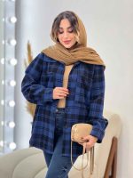 شکت چهارخونه دو جیب کد 5382 - تصویر 6