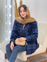 شکت چهارخونه دو جیب کد 5382 - تصویر 17