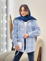 شکت چهارخونه دو جیب کد 5382 - تصویر 27