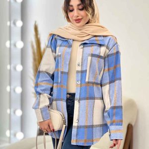 شکت چهارخونه دو جیب کد 5382