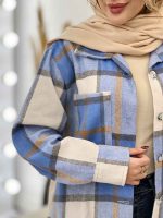 شکت چهارخونه دو جیب کد 5382 - تصویر 15