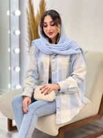 شکت چهارخونه دو جیب کد 5382 - تصویر 24