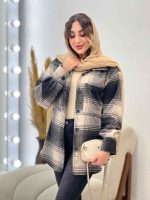 شکت چهارخونه دو جیب کد 5382 - تصویر 3