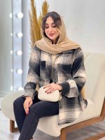 شکت چهارخونه دو جیب کد 5382 - تصویر 12