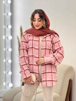 شکت چهارخونه دو جیب کد 5382 - تصویر 19