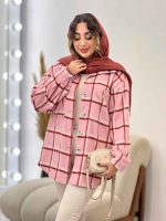 شکت چهارخونه دو جیب کد 5382 - تصویر 26