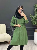 مانتو ژیله جیب نما هلیا کد 4977 - تصویر 5
